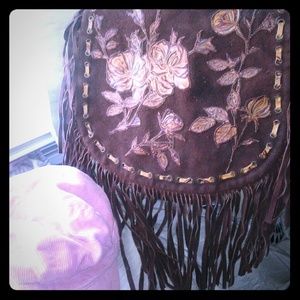 """ISABELLA FIORE""" suede hobo purse 👛